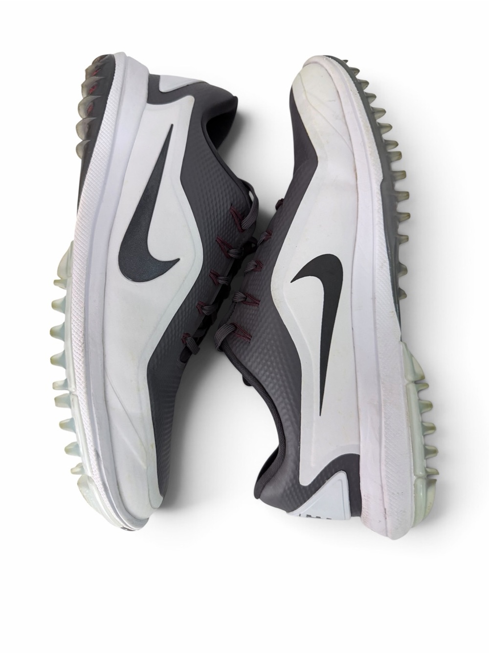 NIKE White/Thunder Grey Lunar Control Vapor 2 Golf Shoes Spiked men’s size 10